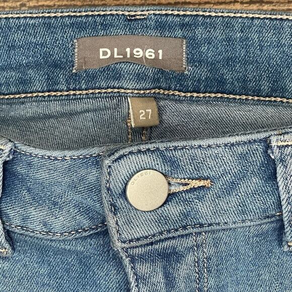 DL1961 Florence Ankle Mid Rise Instasculpt Skinny Jeans Venice Blue SIze 27 - Picture 3 of 11